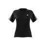 Women Run Icons 3-Stripes Low-Carbon Running T-Shirt, Black, A701_ONE, thumbnail image number 12