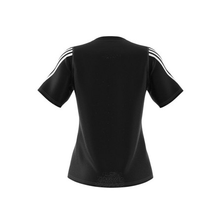 Women Run Icons 3-Stripes Low-Carbon Running T-Shirt, Black, A701_ONE, large image number 13