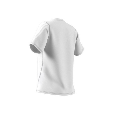 Women Run Icons 3-Stripes Low-Carbon Running T-Shirt, White, A701_ONE, large image number 8