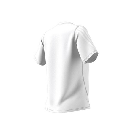 Women Run Icons 3-Stripes Low-Carbon Running T-Shirt, White, A701_ONE, large image number 12