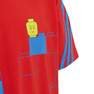 Unisex Junior Adidas X Classic Lego T-Shirt, Red, A701_ONE, thumbnail image number 5