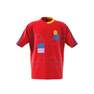 Unisex Junior Adidas X Classic Lego T-Shirt, Red, A701_ONE, thumbnail image number 7