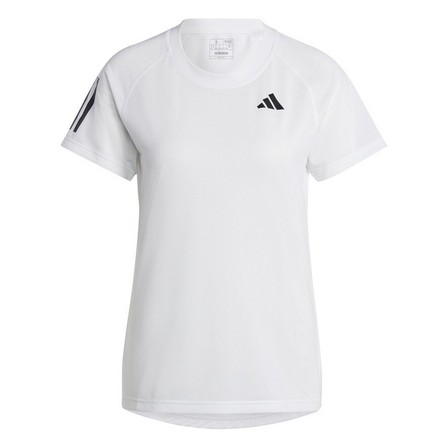 Women Club Tennis T-Shirt, White, A701_ONE, large image number 2