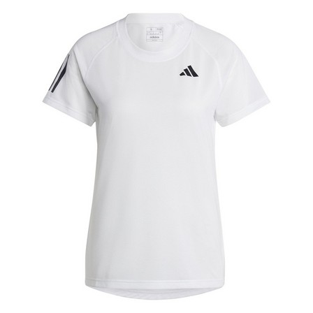 Women Club Tennis T-Shirt, White, A701_ONE, large image number 3