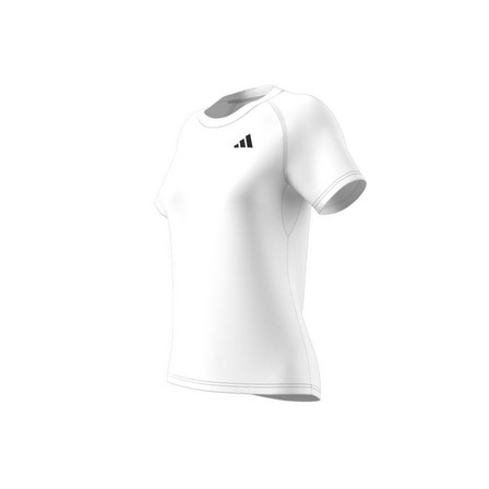 Women Club Tennis T-Shirt, White, A701_ONE, large image number 7
