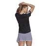 Women Club Tennis T-Shirt, Black, A701_ONE, thumbnail image number 4
