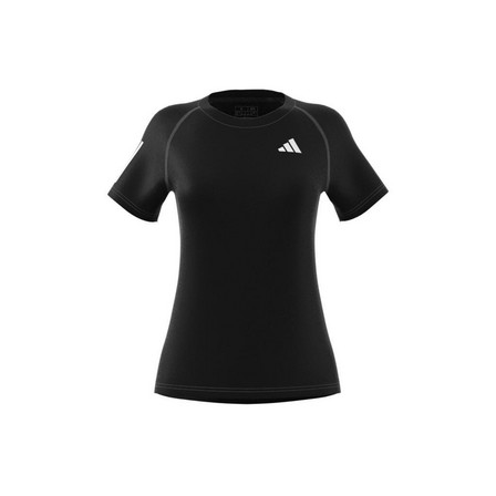 Women Club Tennis T-Shirt, Black, A701_ONE, large image number 10