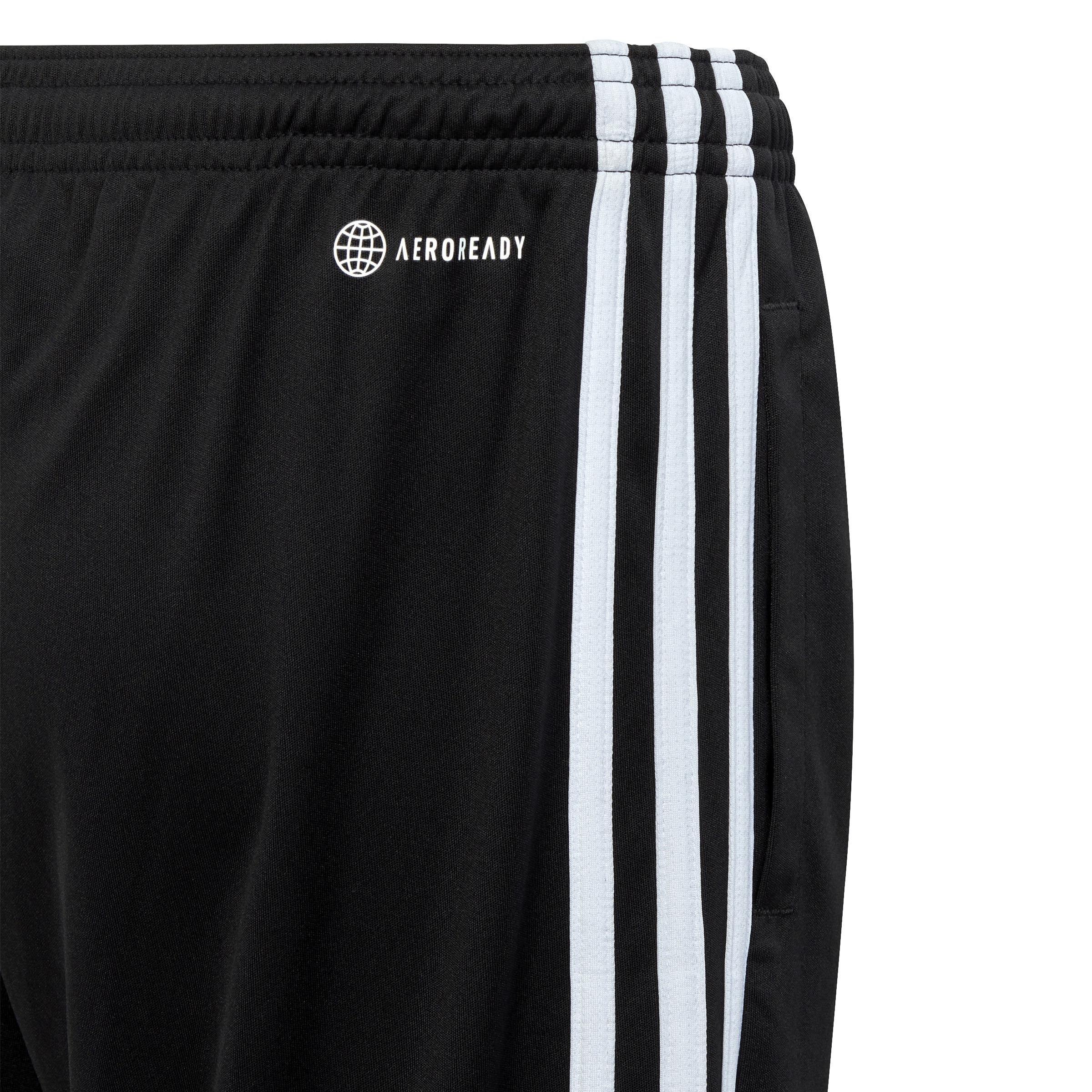 Kids Unisex Train Essentials Aeroready 3-Stripes Regular-Fit Shorts, Black, A701_ONE, large image number 5