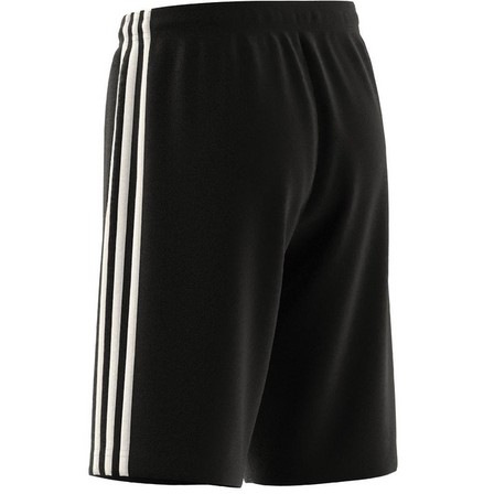Kids Unisex Train Essentials Aeroready 3-Stripes Shorts, Black, A701_ONE, large image number 13