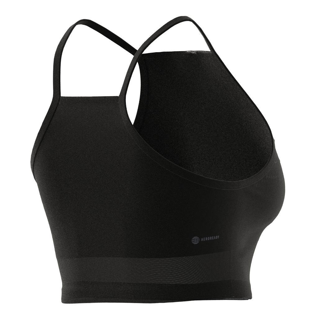 Women Training Dance Crop Tank Top, Black, A701_ONE, large image number 7