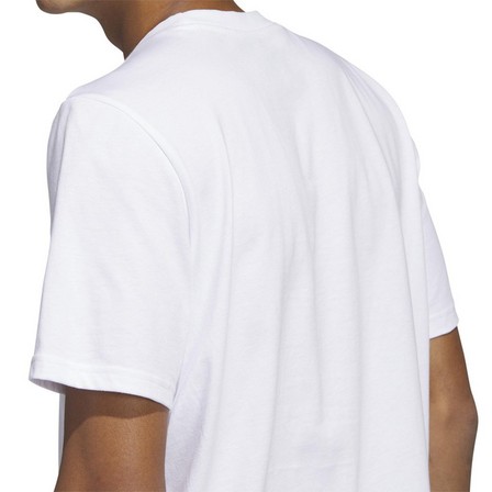 Men Logo Pen Fill - Sportswear Graphic T-Shirt, White, A701_ONE, large image number 3