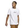 Men Linear Beach-Bit Short Sleeve Graphic T-Shirt, White, A701_ONE, thumbnail image number 0