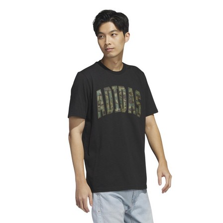 adidas - Men Sportswear Camo T-Shirt, Black