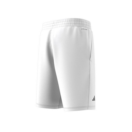 Men Club 3-Stripes Tennis Shorts, White, A701_ONE, large image number 7
