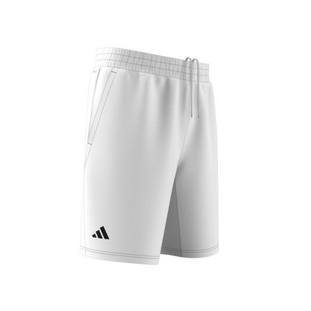 Men Club 3-Stripes Tennis Shorts, White, A701_ONE, large image number 9