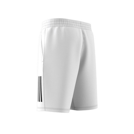 Men Club 3-Stripes Tennis Shorts, White, A701_ONE, large image number 14