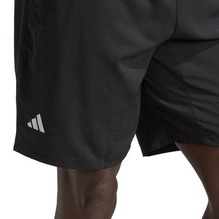 Men Club 3-Stripes Tennis Shorts, Black, A701_ONE, large image number 6