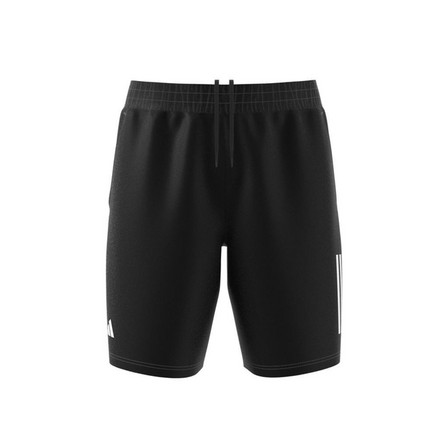Men Club 3-Stripes Tennis Shorts, Black, A701_ONE, large image number 8