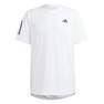 Men Club 3-Stripes Tennis T-Shirt, White, A701_ONE, thumbnail image number 2