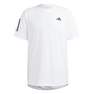 Men Club 3-Stripes Tennis T-Shirt, White, A701_ONE, thumbnail image number 4