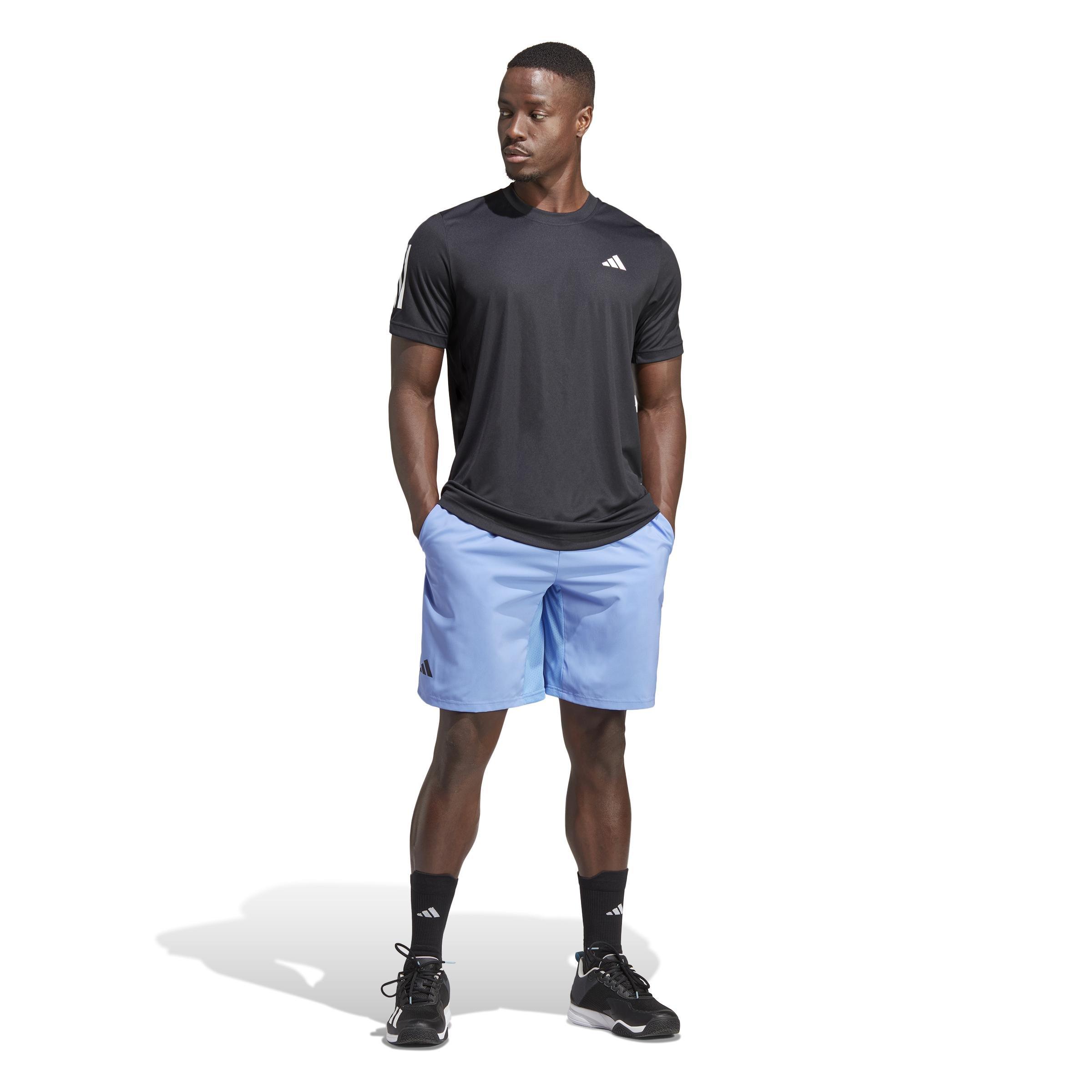 adidas - Men Club 3-Stripes Tennis T-Shirt, Black