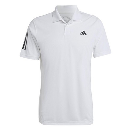 Men Club 3-Stripes Tennis Polo Shirt, White, A701_ONE, large image number 2