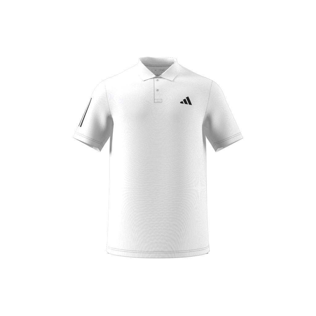 adidas - Men Club 3-Stripes Tennis Polo Shirt, White
