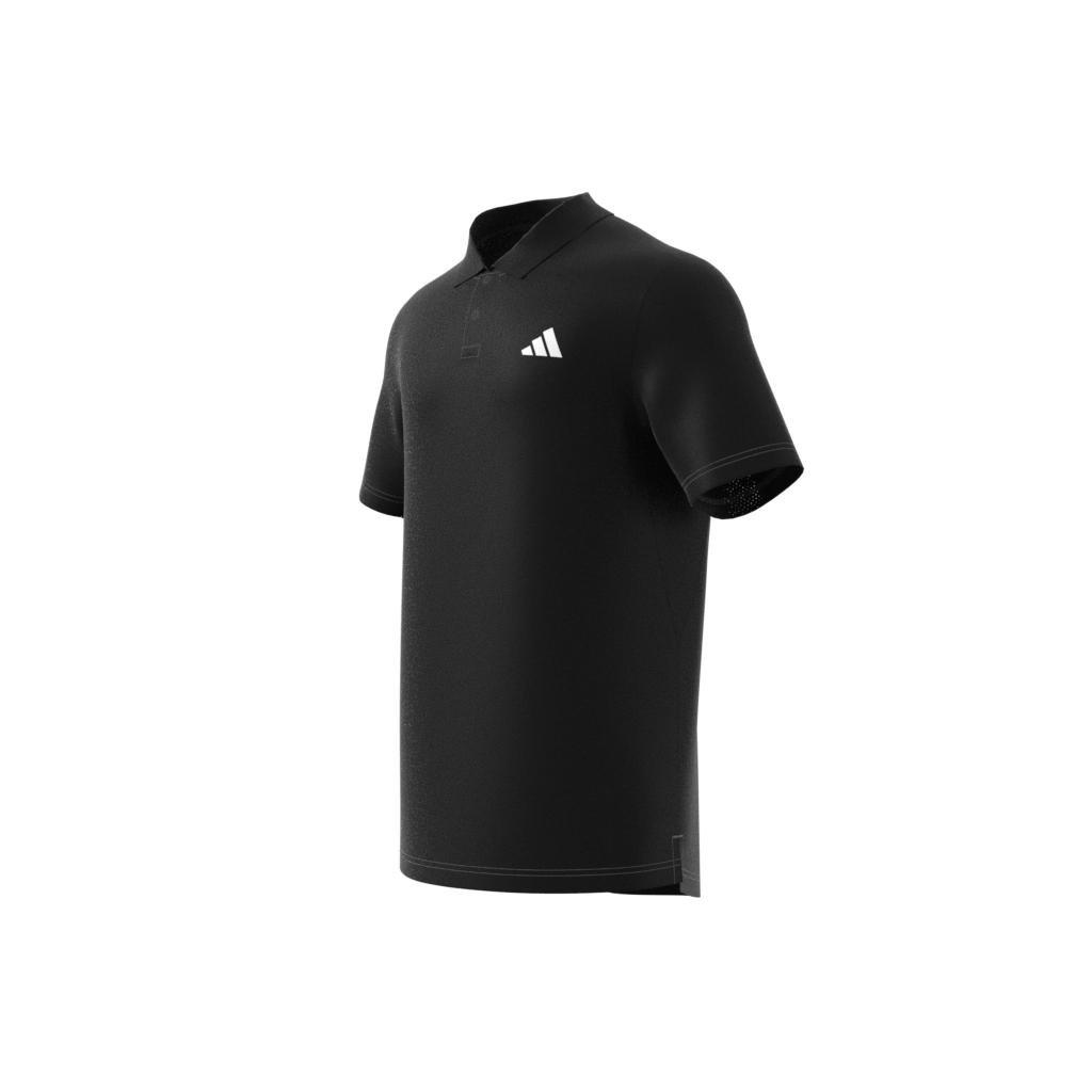 Men Club 3-Stripes Tennis Polo Shirt, Black, A701_ONE, large image number 10