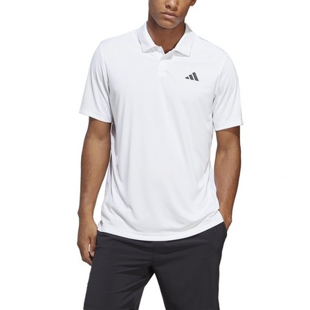 Men Club Tennis Polo Shirt, White, A701_ONE, large image number 3