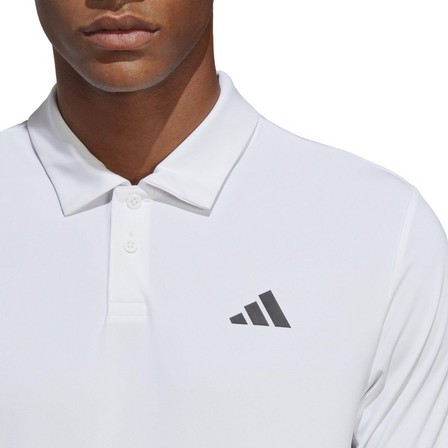 Men Club Tennis Polo Shirt, White, A701_ONE, large image number 6