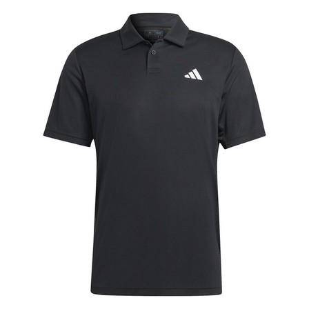 Men Club Tennis Polo Shirt, Black, A701_ONE, large image number 3
