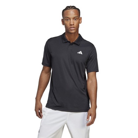 Men Club Tennis Polo Shirt, Black, A701_ONE, large image number 8