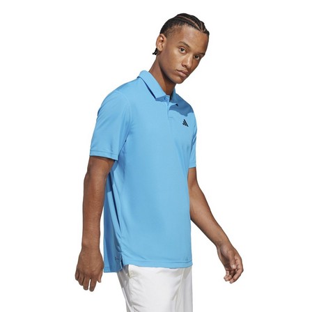 Men Club Tennis Polo Shirt, Blue, A701_ONE, large image number 1