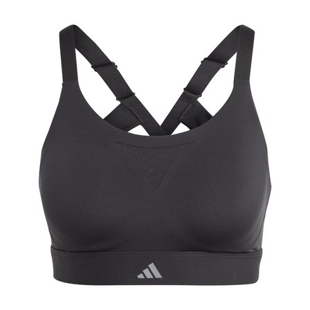 Women Tailored Impact Training High-Support Bra, Black, A701_ONE, large image number 2