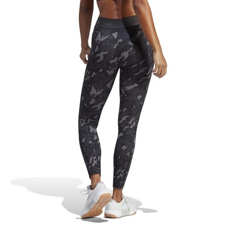 Women Techfit Camo 7/8 Leggings, Grey, A701_ONE, large image number 2