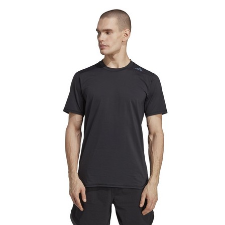 Men Designed 4 Training Cordura Workout T-Shirt, Black, A701_ONE, large image number 0