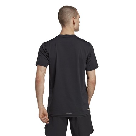 Men Designed 4 Training Cordura Workout T-Shirt, Black, A701_ONE, large image number 5