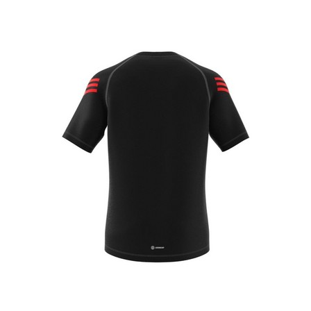 Men Train Icons 3-Stripes Training T-Shirt, Black, A701_ONE, large image number 10
