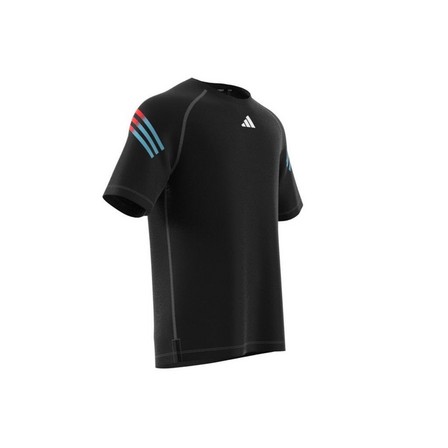 Men Train Icons 3-Stripes Training T-Shirt, Black, A701_ONE, large image number 14