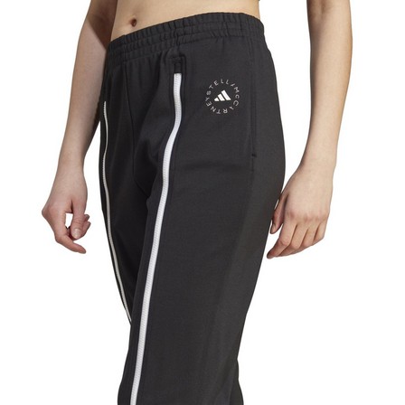 Women Adidas By Stella Mccartney Truecasuals Sportswear Tracksuit Bottoms, Black, A701_ONE, large image number 14
