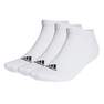 Unisex Cushioned Low-Cut Socks 3 Pairs, White, A701_ONE, thumbnail image number 0