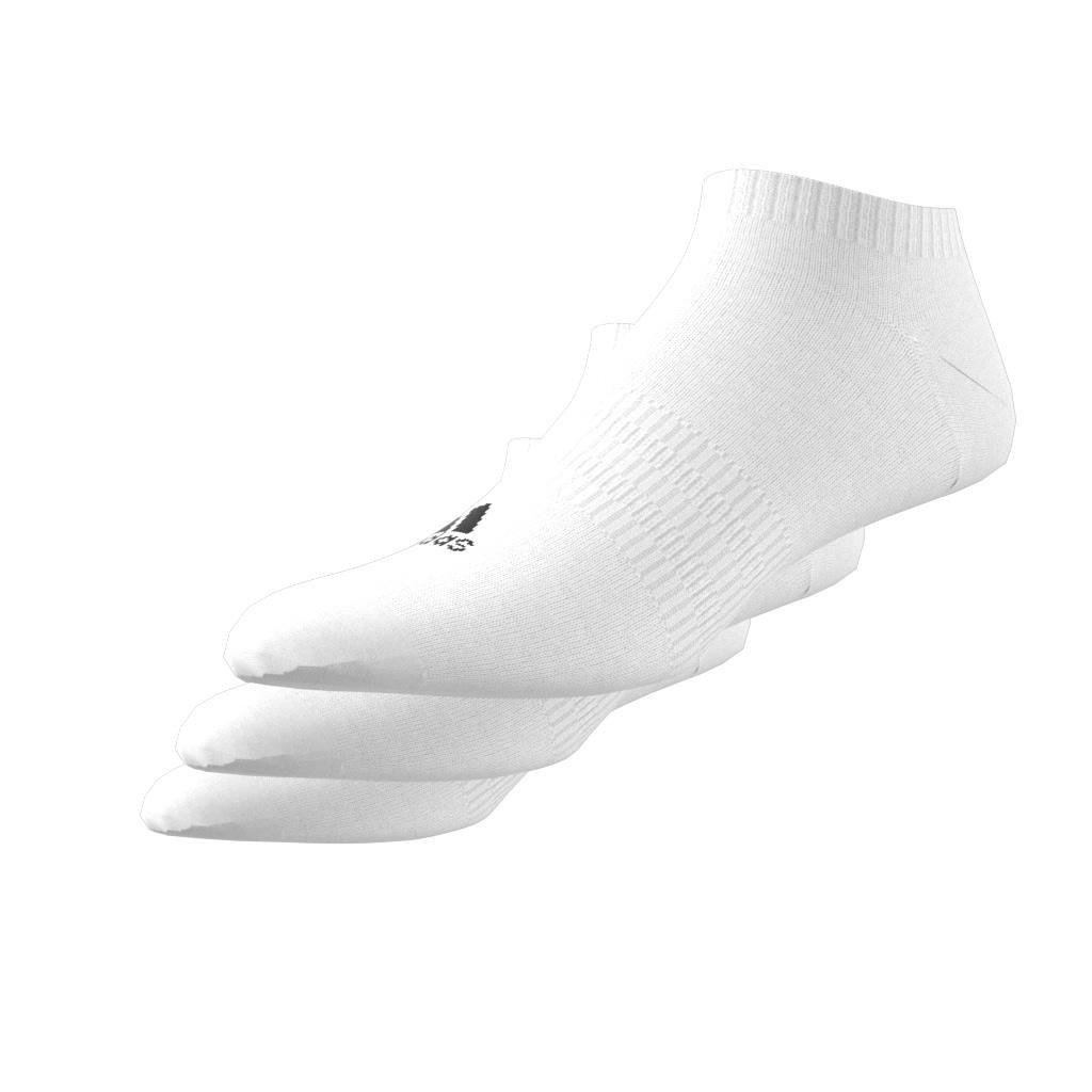 Cushioned Low-Cut Socks - 3 Pairs, White, A701_ONE, large image number 2