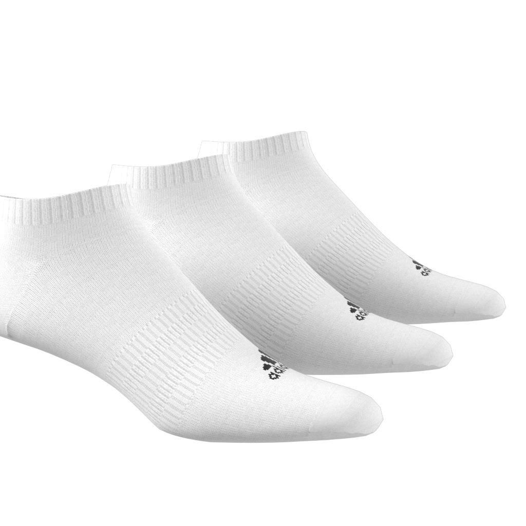 Unisex Cushioned Low-Cut Socks 3 Pairs, White, , large image number 4