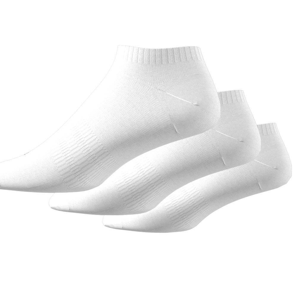 Cushioned Low-Cut Socks - 3 Pairs, White, A701_ONE, large image number 5