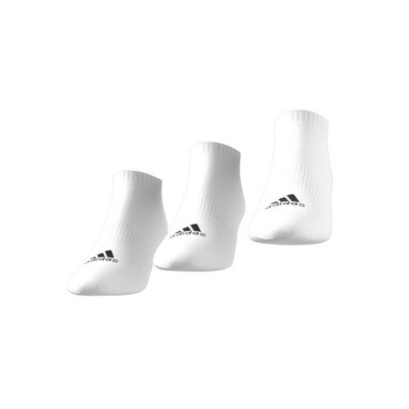 Unisex Cushioned Low-Cut Socks 3 Pairs, White, A701_ONE, large image number 8