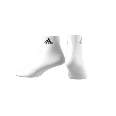 Unisex Cushioned Sportswear Ankle Socks, White, A701_ONE, large image number 2