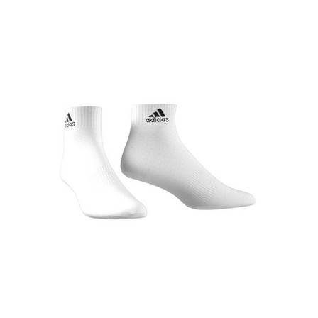 Unisex Cushioned Sportswear Ankle Socks, White, A701_ONE, large image number 3