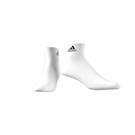 Unisex Cushioned Sportswear Ankle Socks, White, A701_ONE, large image number 6