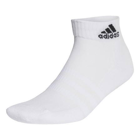 Unisex Cushioned Sportswear Ankle Socks, White, A701_ONE, large image number 8
