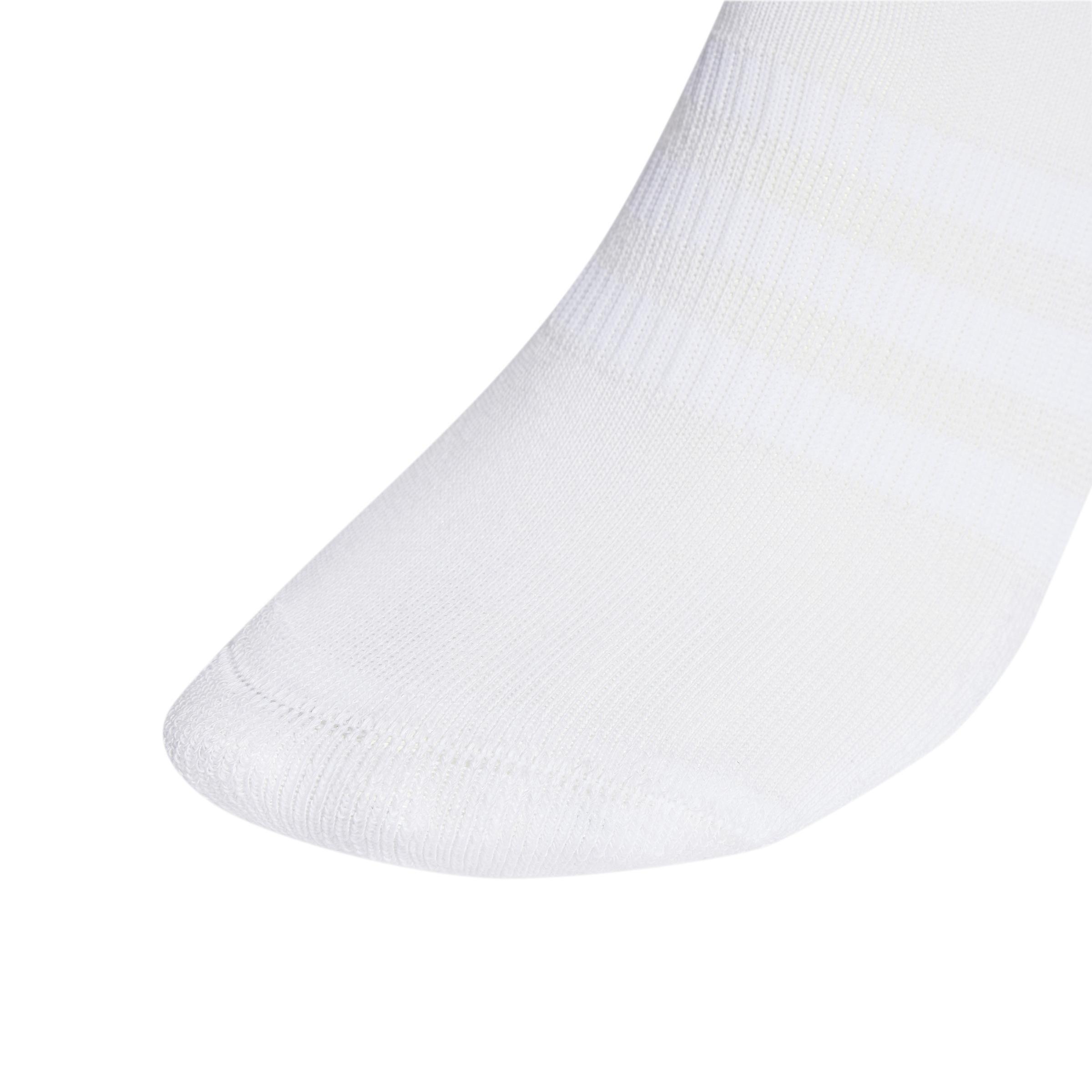 Unisex Cushioned Sportswear Ankle Socks 3 Pairs, White, A701_ONE, large image number 2